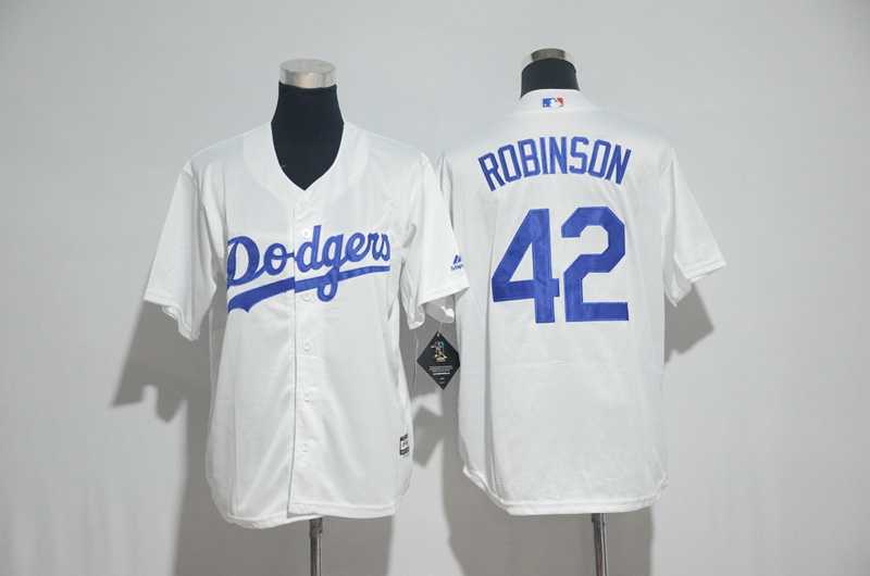 Los Angeles Dodgers #42 Jackie Robinson White New Cool Base Stitched Jersey,We sell and wholesale Los Angeles Dodgers #42 Jackie Robinson White New Cool Base Stitched Jersey on line form chian!